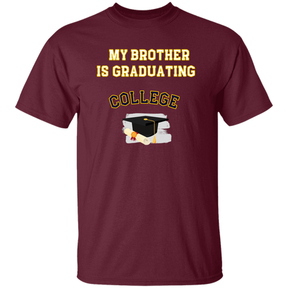 brother graduating college Youth 100% Cotton T-Shirt