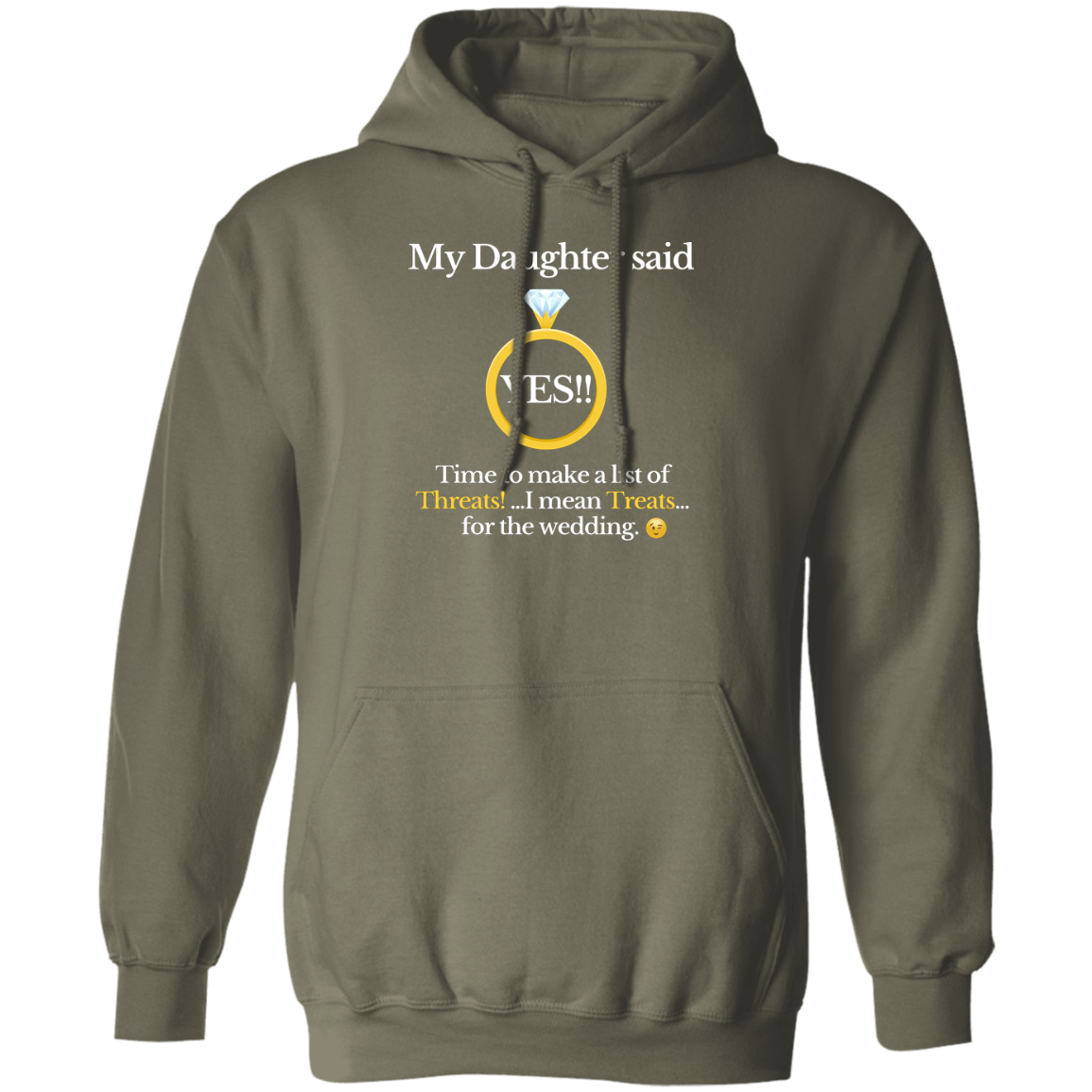 yes daughter dad black Hoodie