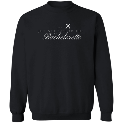 Bachelorette jet set black G180 Crewneck Pullover Sweatshirt