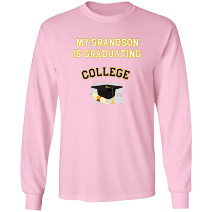 Grandson Graduating College LS Ultra Cotton T-Shirt