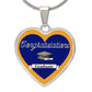heart pendant luxury necklace graduation gift