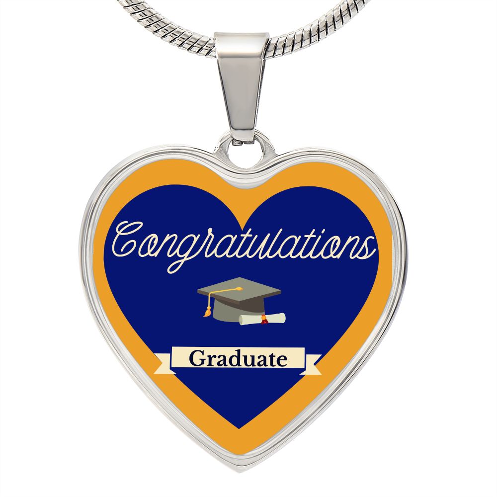 heart pendant luxury necklace graduation gift