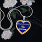 heart pendant necklace graduation gift