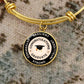 circle pendant luxury bangle graduation gift