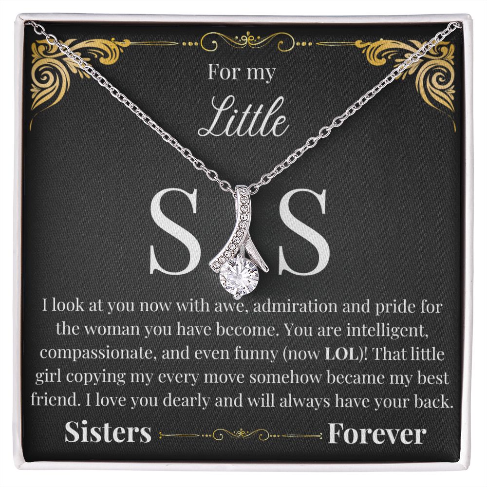 alluring beauty necklace little sis gift