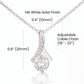 Alluring Beauty Necklace Big Sis - White message card