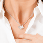 Love Knot Necklace Cousin - White message card